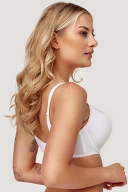 Azal Vanessa Biustonosz półusztywniany, biały