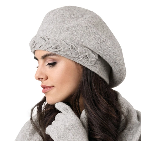Kamea Bolzano Nakrycie głowy beret, szary