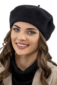 Vivisence 7073 Nakrycie głowy beret, czarny