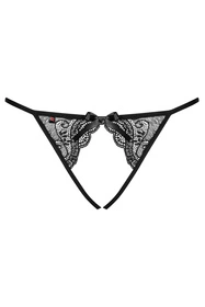 Obsessive Miamor crotchless panties Majtki figi otwarte, czarny