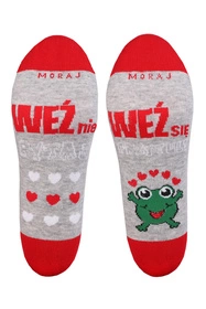 Moraj CSL200-904 Skarpety za kostkę, light grey melange