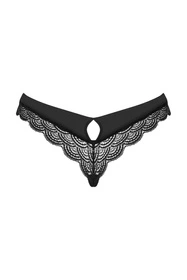 Obsessive Chemeris panties Majtki figi, czarny
