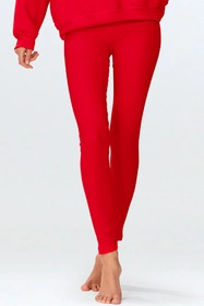 Dkaren Oseye-Kpl Komplet legginsy + bluza, czerwony