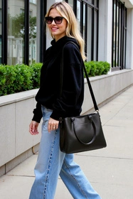 Vivisence T0005 Torebka do ręki, czarny