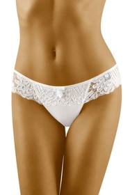 Wol-Bar Diamond 3503 Majtki szorto-stringi, biały