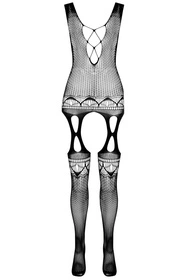 Passion BS099 Body bodystocking, black