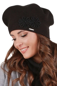 Vivisence 7007 Nakrycie głowy beret, czarny