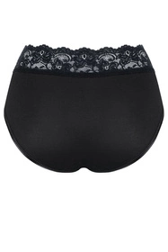 Sloggi 10031896 Romance Midi Majtki figi, 0004-black