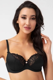 Gorsenia K378 Victoria Biustonosz miękki, czarny