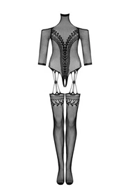 Obsessive G333 bodystocking Body bodystocking, czarny