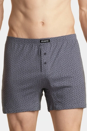 Atlantic 2MBX-013/06 2-pak Majtki bokserki, szary/czarny