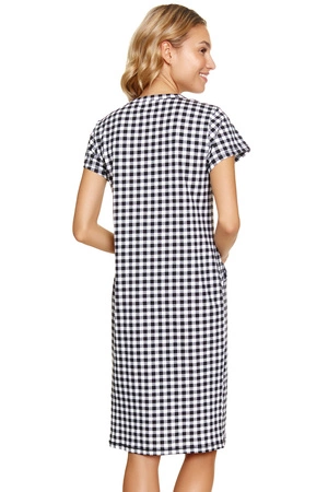 Doctor Nap TCB.5271 Nocna koszula, black check