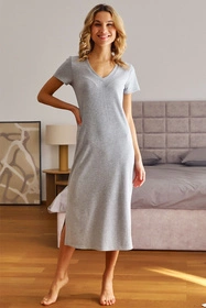 Doctor Nap TM.7224 Nocna koszula, grey