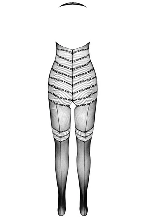 Passion BS100 Body bodystocking, black