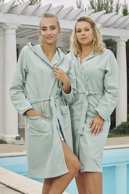 Italian Fashion Karina dł.r. Nocna szlafrok, mięta