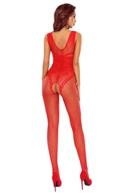 Passion BS120 Body bodystocking, red