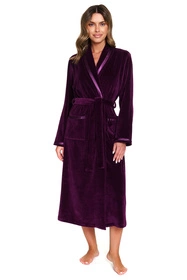 Doctor Nap SWA.1078 Nocna szlafrok, burgundy