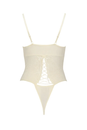 Avanua Bianca body Body sexy, ecru