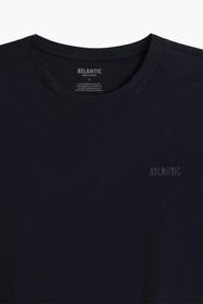 Atlantic NMP-381 Nocna piżama, granat/szary