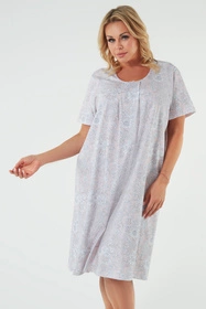 Italian Fashion Tacoma kr.r. Nocna koszula, druk/róż