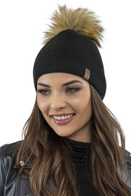 Vivisence 7041Kmpl Komplet czapka+szalik, czarny