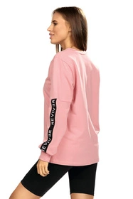 Reviver F5583 Bluza nierozpinana, pudrowy róż