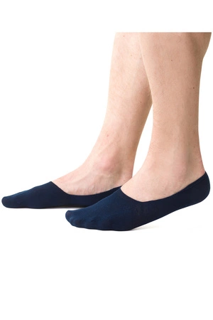 Steven 058 MEN stopki bawełniane Skarpety stopki, granatowy 004