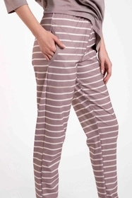 Italian Fashion Betty r.3/4 dł.sp. Nocna piżama, cappuccino/druk