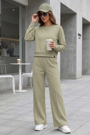 Vivisence 9208kmpl Komplet bluza+spodnie, oliwkowy