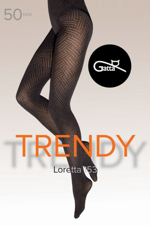 Gatta Loretta 153 50 DEN Wyr�b po�czoszniczy rajstopy, nero