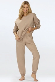 Dkaren Rehema-Bl Bluza nierozpinana, cappuccino