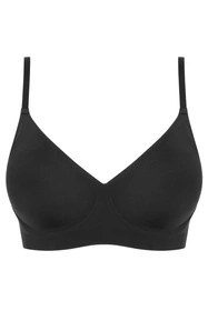 Julimex Simple T-shirt bra Biustonosz braletka, czarny