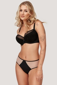 Azal Vanessa Biustonosz półusztywniany, czarny