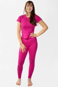 Dkaren Halima-Kpl Komplet legginsy + bluzka, fuksja