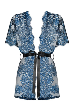 Obsessive Yassmyne peignoir Nocna peniuar, granatowy