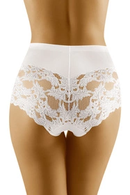 Wol-Bar Diamond 3506 3-pak Majtki wysokie figi, beżowy-beżowy-biały