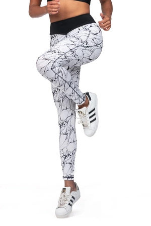 Reviver L9032/0 Legginsy fitness, biały