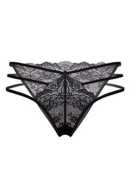 Róża Cyria Majtki figi, czarny