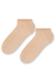 Steven 042 100% bawełny Skarpety stopki, beżowy 004