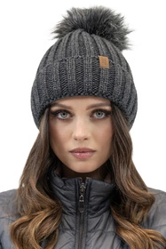 Vivisence 70100Kmpl Komplet czapka+komin, grafitowy