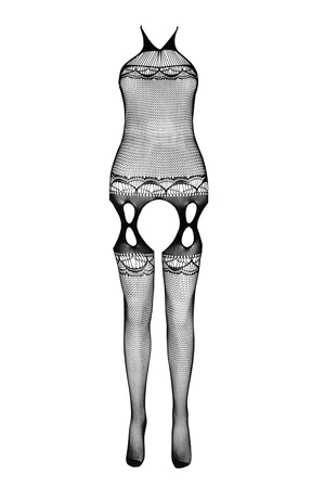 Passion ECO BS006 Body bodystocking, black