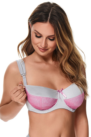 Kostar MM61 Allie Biustonosz do karmienia, szary-r�