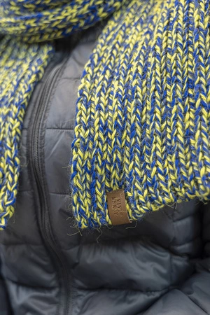 Vivisence 7086Kmpl Komplet czapka+szalik, żółty