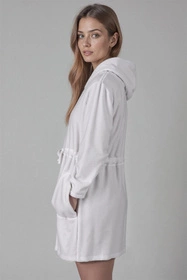 Vivisence 5012 Nocna szlafrok, biały