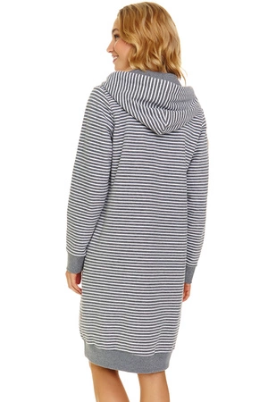 Doctor Nap SMZ.5246 Nocna szlafrok, dark grey