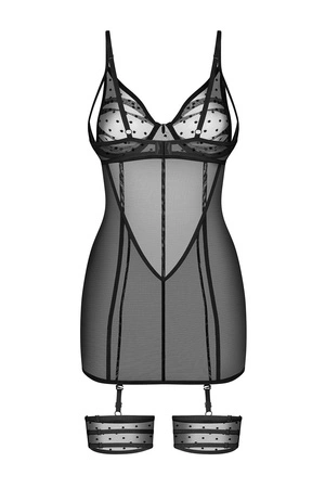 Obsessive Nuites chemise Nocna koszulka, black