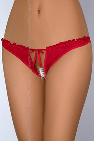 Axami V-6448 Magenta Majtki stringi, czerwony