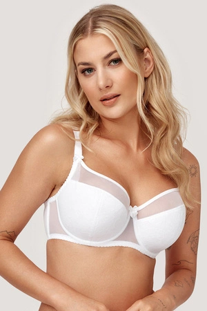 Azal Anita Biustonosz półusztywniany, biały