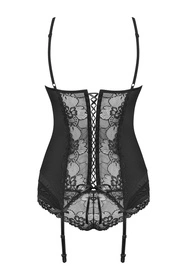 Obsessive Heartina corset Gorset sexy, czarny
