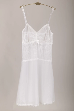 Lupo 1435-K Nocna koszulka, biały